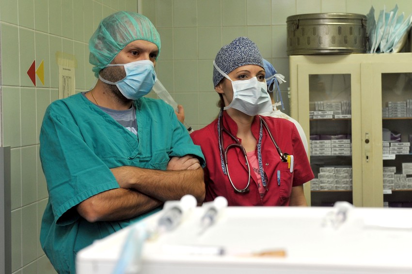 Anesteziolog Danijela Božović sa novinarom "Blica"