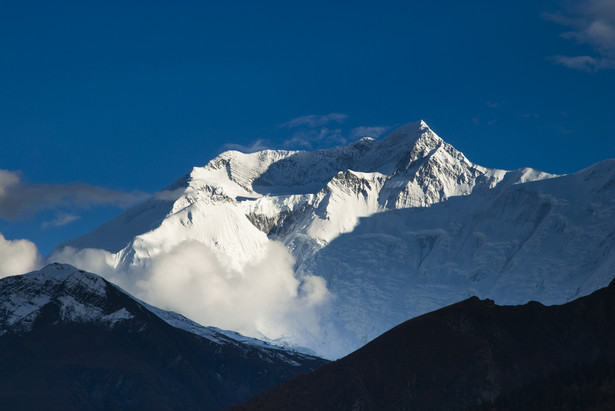 Annapurna IV widziana z Manang