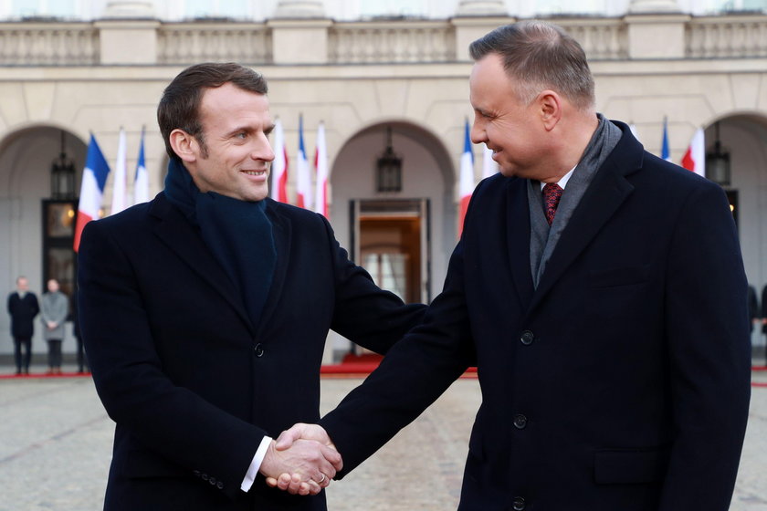 Emmanuel Macron w Polsce. Rozpoczęła się wizyta prezydenta Francji