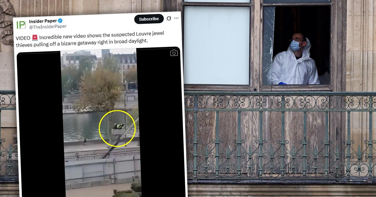 Wypłynęło nowe nagranie z kradzieży stulecia. Niebywałe, jak złodzieje uciekali z Luwru
