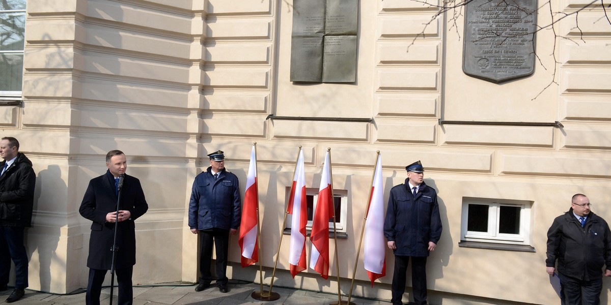 Andrzej Duda przemawia z okazji rocznicy Marca '68