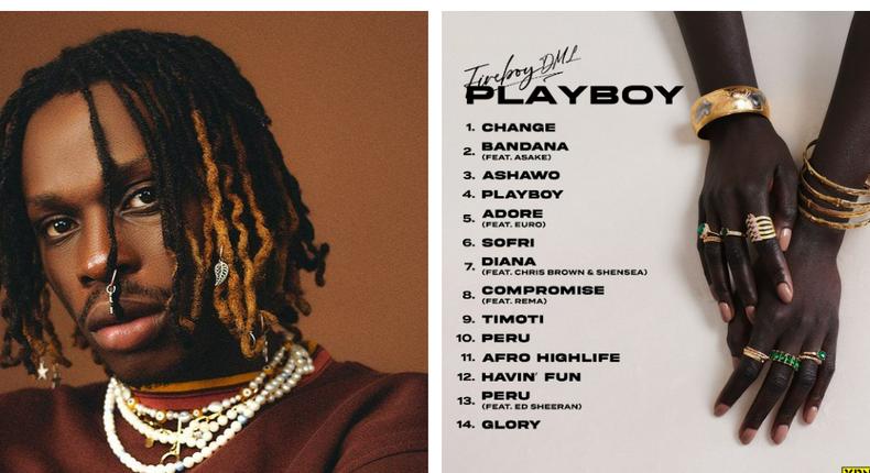 Fireboy - Playboy Album Tracklist