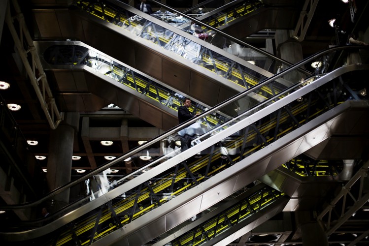 Ruchome schody, Londyn, Wielka Brytania. Autor: Matt Lloyd, Kategoria: 'Globalny krajobraz 2012'