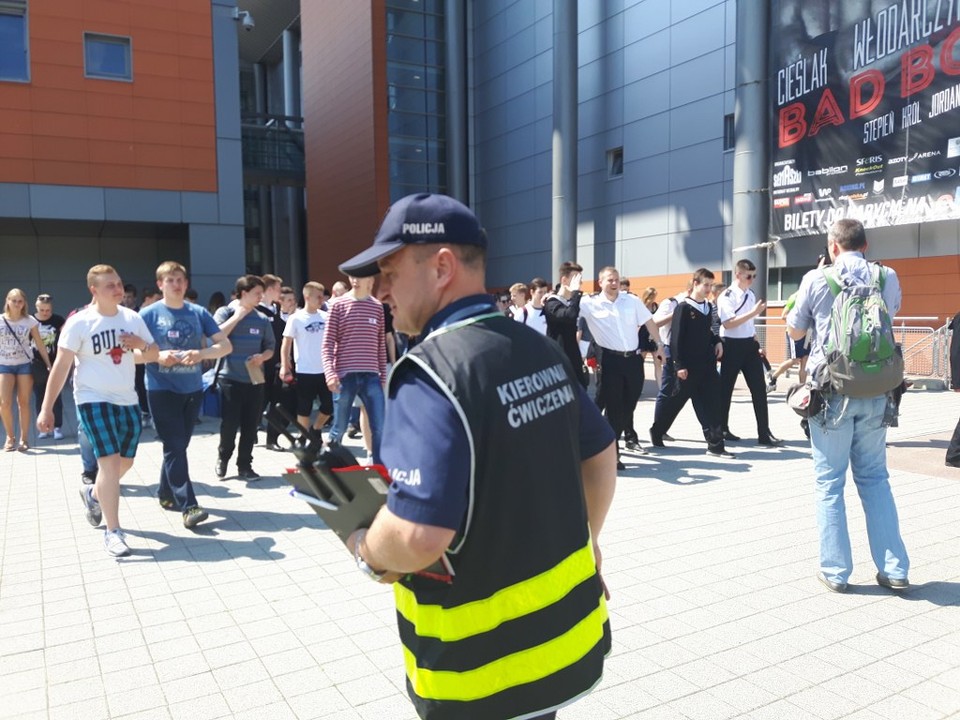 Terroryści w szczecińskiej Azoty Arenie. Spokojnie, to tylko ćwiczenia 