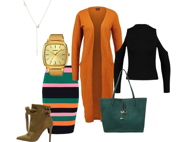 STYLIZACJE z kardiganem