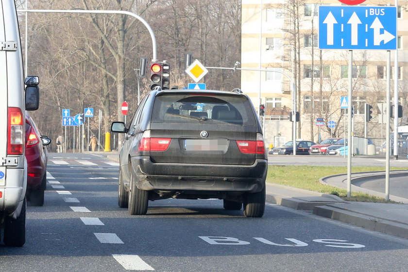 Józef Oleksy na buspasie