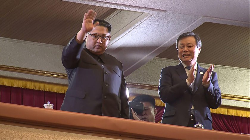 Kim Dzong Un w Korei Południowej