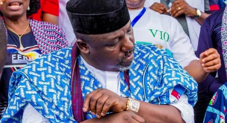 Senator Rochas  Okorocha says he is ready to work with the entire Imo West people to move the area forward. (Punch)