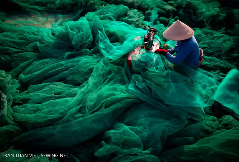 Sewing Net, fot. Tran Tuan Viet, Phu Yen, Vietnam