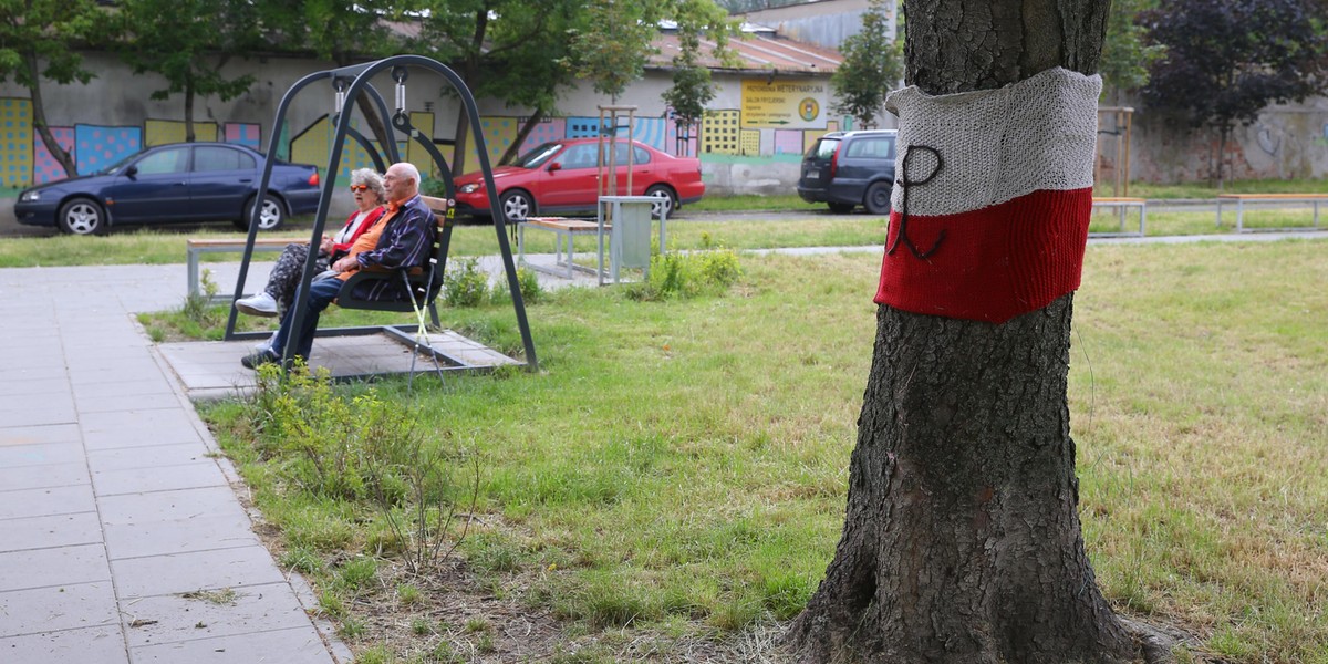 Jest takie miejsce na Woli... Skwer, którego nie ma