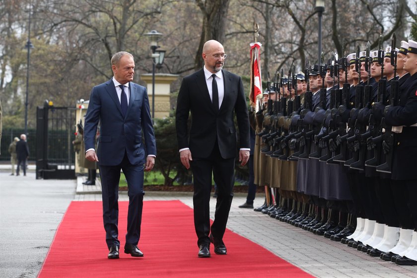 Ukraińska delegacja na rozmowach w KPRM