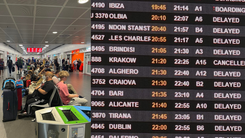 Opóźnione i anulowane loty na włoskim lotnisku, 1 lipca 2022 r.