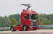 Hybrydowa Scania R450 z pantografem