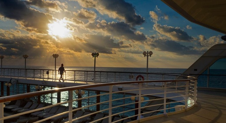 My wife doesn't enjoy cruises as much as I do so I go alone. UCG/Getty Images