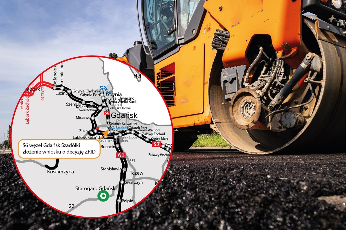 Dobra wiadomość dla mieszkańców Gdańska. Jeden z węzłów na obwodnicy będzie rozbudowany [MAPA]