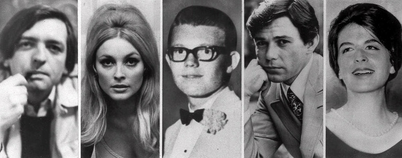 Wojciech Frykowski, Sharon Tate, Stephen Parent, Jay Sebring, Abigail Folger