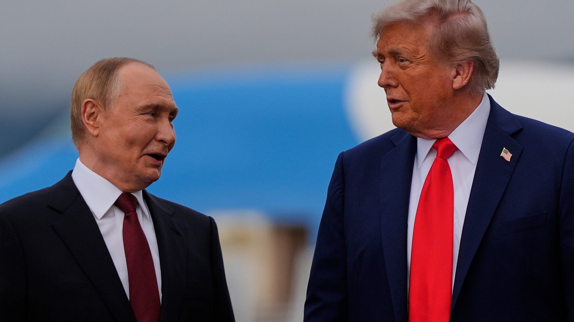 Vladimir Putin a Donald Trump.