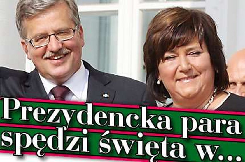 Prezydencka para spędzi święta w...