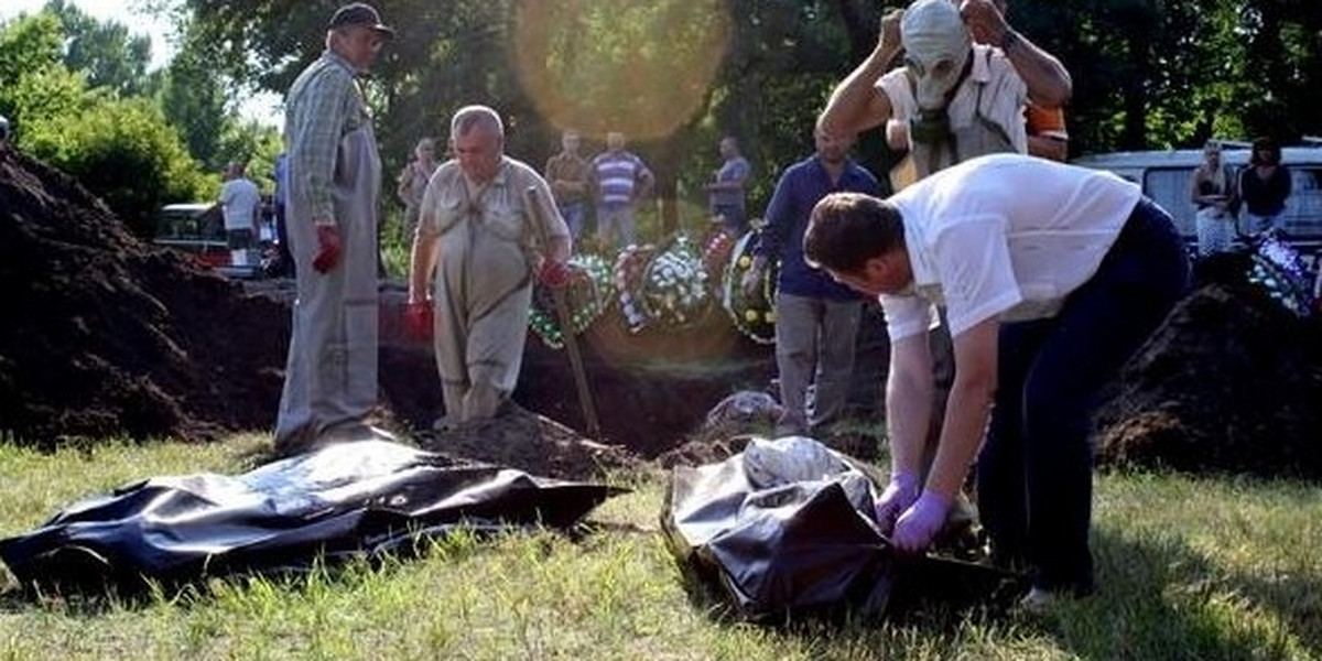 Odkryto zbiorowy grób na Ukrainie