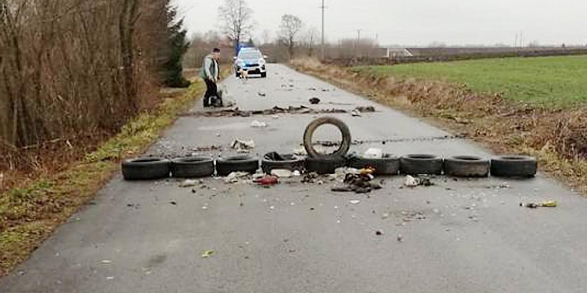 Stop! Śmiecie na drodze!