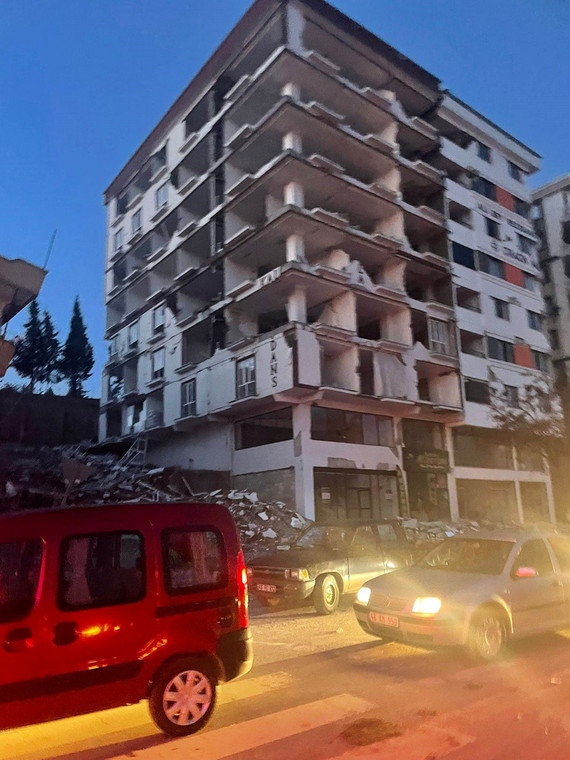 Kahramanmaraş po wtorkowym trzęsieniu ziemi