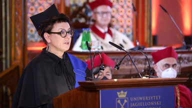 Olga Tokarczuk z tytułem doktora honoris causa Uniwersytetu Jagiellońskiego