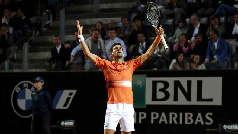 Tenis. ATP w Rzymie. Novak Djoković o krok od 1000. wygranej w cyklu ATP