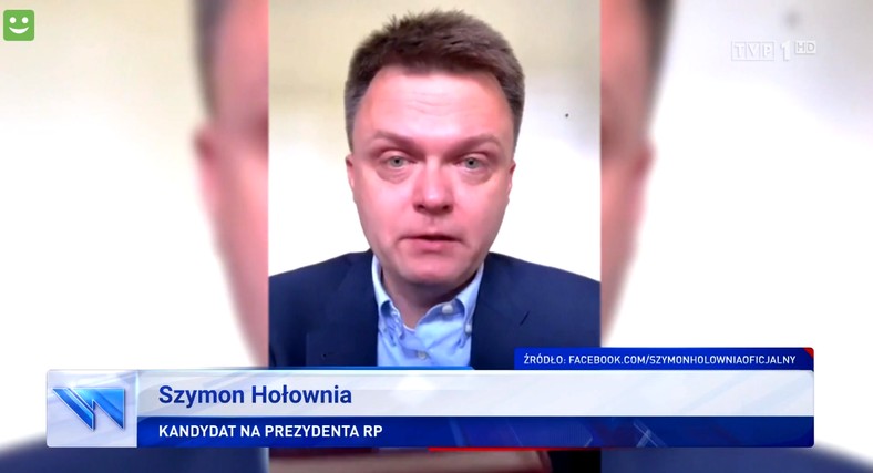 Fragment "Wiadomości TVP"