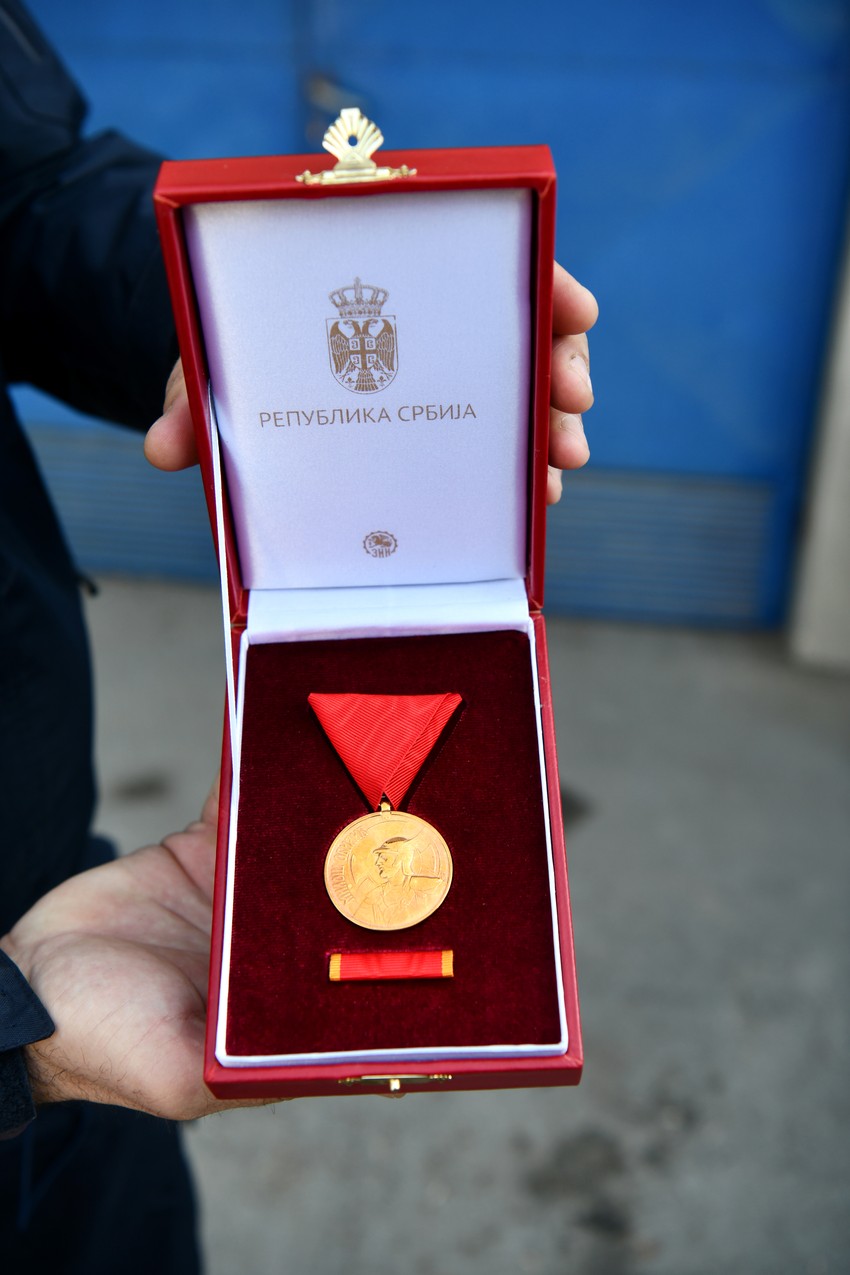 Medalja za hrabrost "Miloš Obilić"
