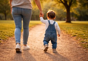 Majka i dete, ilustracija