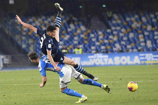 Arkadiusz Milik i Luiz Felipe