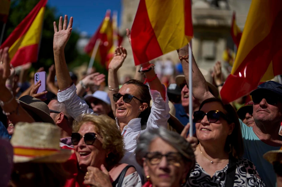 Protest u Španiji protiv vlade Pedra Sančeza