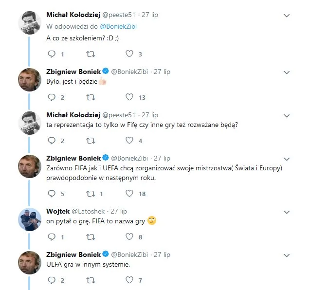 FIFA - Twitter Zbigniewa Bońka