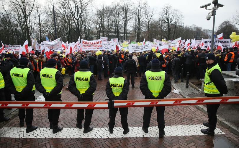 Protest handlowców
