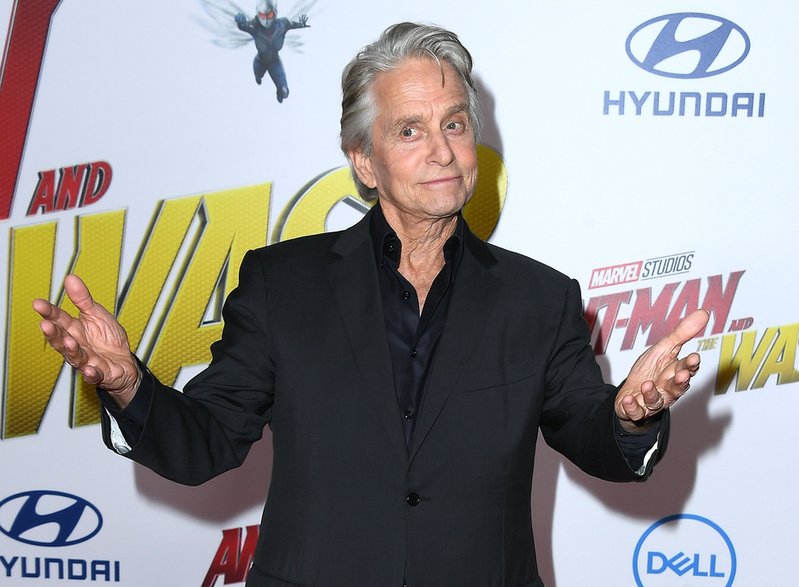 Michael Douglas na premierze filmu "Ant-Man i Osa" w Hollywood, 25 czerwca 2018 r.