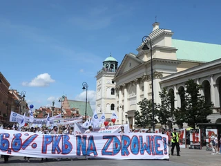 Czerwcowa manifestacja lekarzy