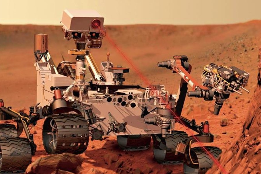 curiosity na marsie polski laser