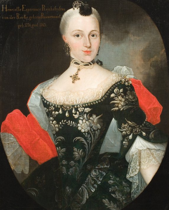 Malarz nieokreślony Portret Henrietty von der ReckeNiemcy, ok. 1760