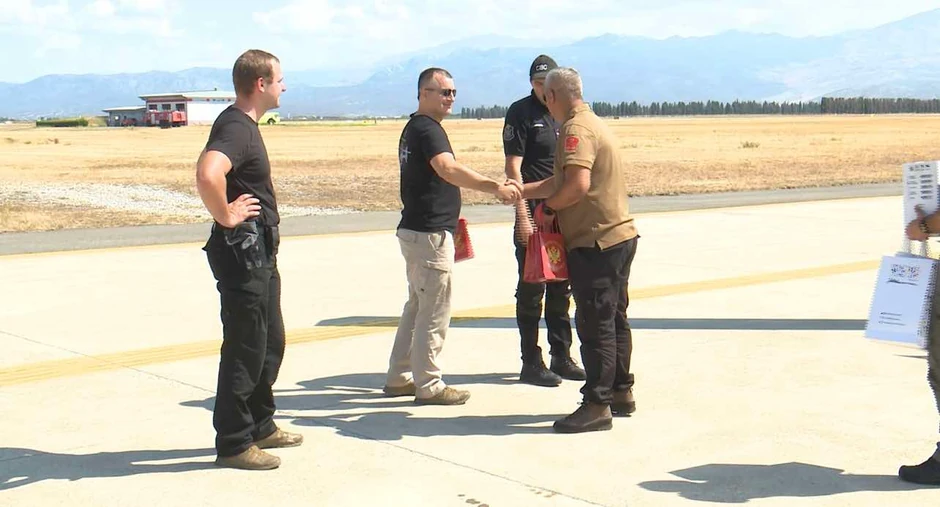Pripadnici avio-helikopterske jedinice MUP-a Srbije u Crnoj Gori