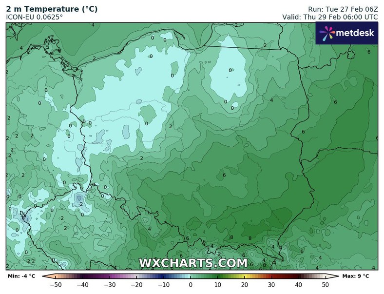 O poranku na zachodzie oraz północy czekają nas przymrozki