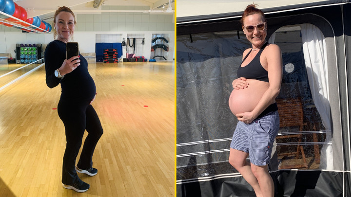 Daria zajęcia pilates prowadziła do 34. tygodnia ciąży. Aktywność fizyczna ułatwiła jej urodzenie dziecka