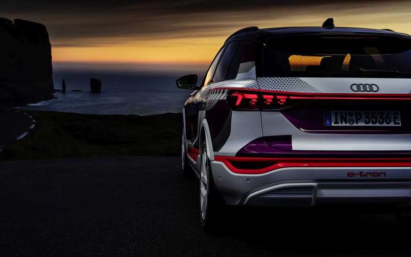 Audi Q6 e-tron już na drogach. Przełomowe lampy OLED 2.0