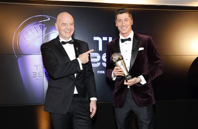 Robert Lewandowski jako Piłkarz Roku FIFA