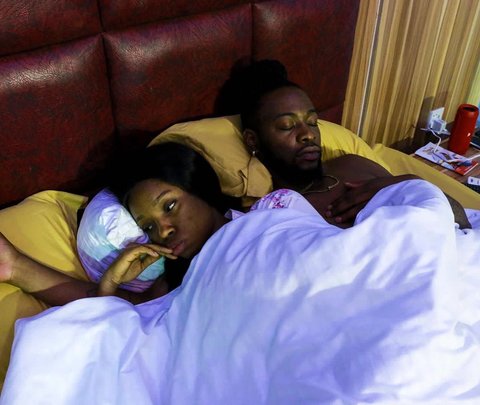 Teddy A played an abusive lover in ‘The Gift’, which features him opposite his love interest, wife  and ex-housemate of the BBNaija 2018, BamBam