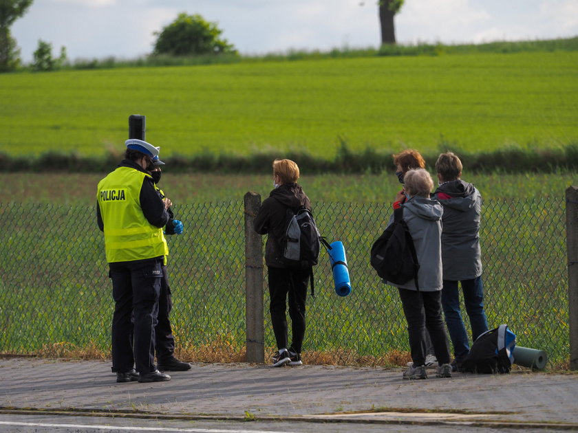 Nie pójdą na Jasną Górę. Pielgrzymka zatrzymana przez policję