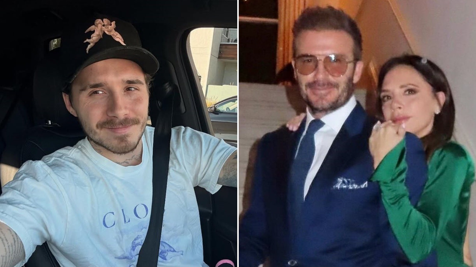 Brooklyn, David a Victoria Beckhamovci.