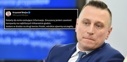 Niepokojący wpis senatora Brejzy. "Dotarły do mnie szokujące informacje. Zmuszony jestem zawiesić kampanię"