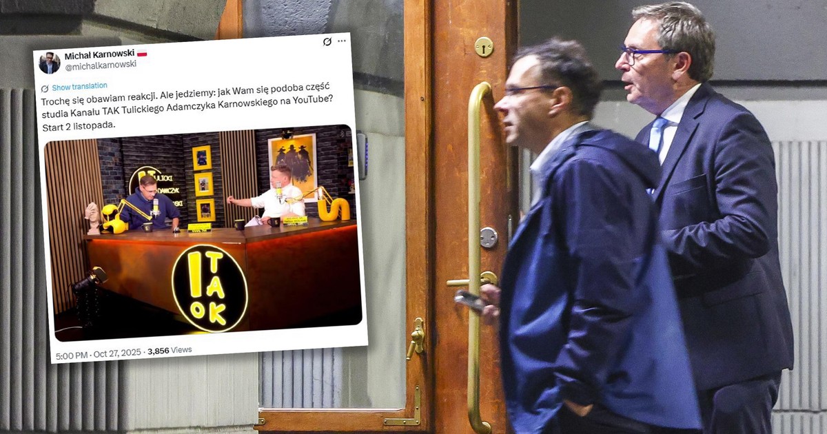 Karnowski i Adamczyk bawili się na imprezie PiS. Promowali swój nowy projekt