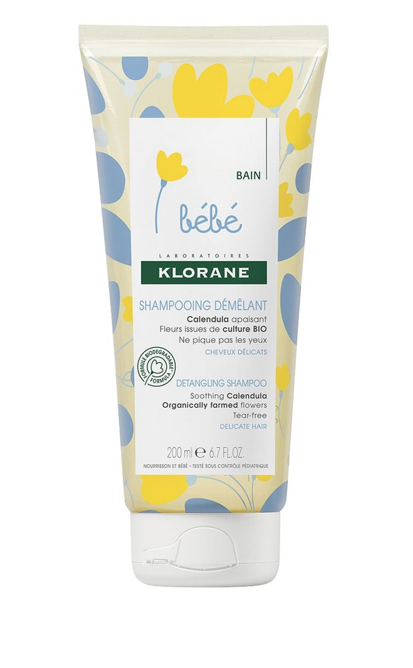 Klorane Bébé Calendula szampon ułatwiający rozczesywanie