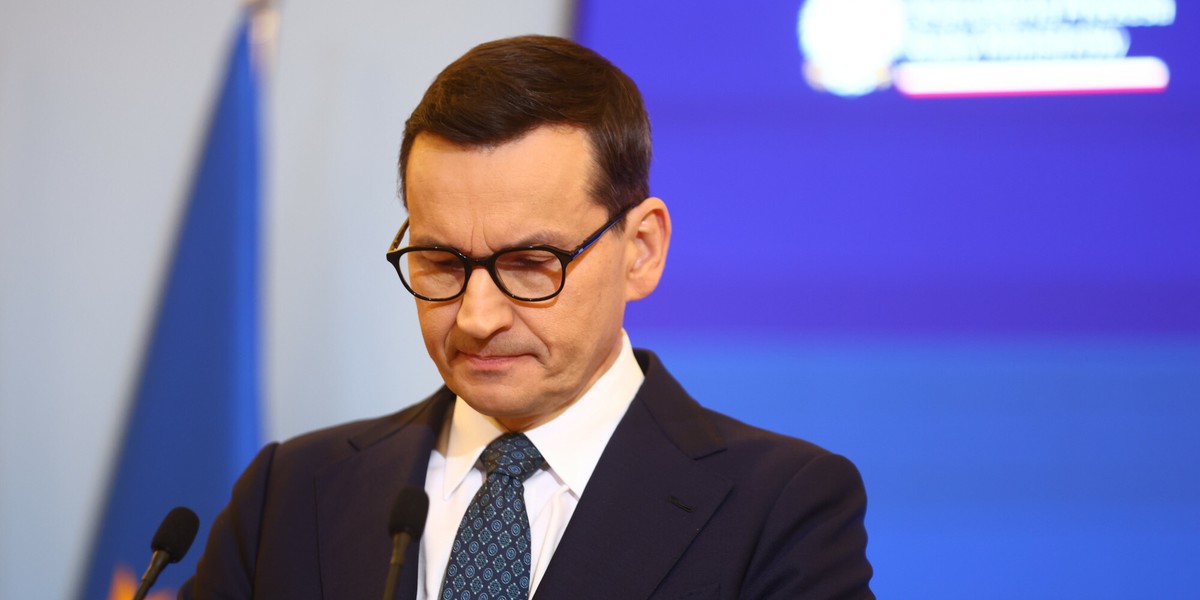 Premier Mateusz Morawiecki.